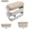 1600ml Large Capacity Two-Tier Lunch Box, Leak-Proof, Stylish, Lightweight, Microwave-Safe, for Women, Men, High School Students, and Commuters