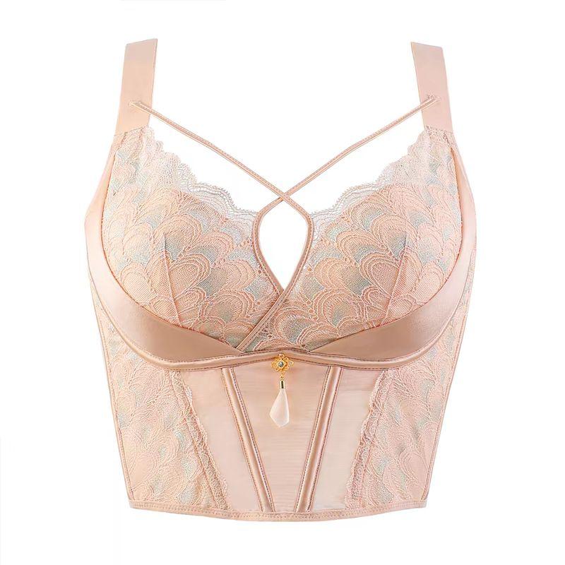

Adjustable Anti-Sagging Bra with Side Support, Wireless Shaping Vest Bra with Mugwort for Body Shaping Skin Color 38/85Ab