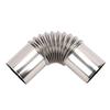 75mm Chimney Elbow 90 Degree Stainless Steel Stove Pipe for Indoor Burning Outdoor Camping