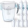 Aquaphor Real Filter Jug 2.9L White, 10 B15 Filter Cartridges