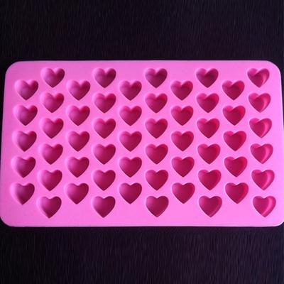 55 Holes Silicone Heart Shape Cake Chocolate Cupcake Bake Decorative Mold DIY Mould