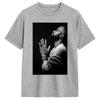Musician Fally Ipupa Printed T-shirt Men and Women Summer Cotton Y2K Clothing Short Sleeved Tops Fan Gift