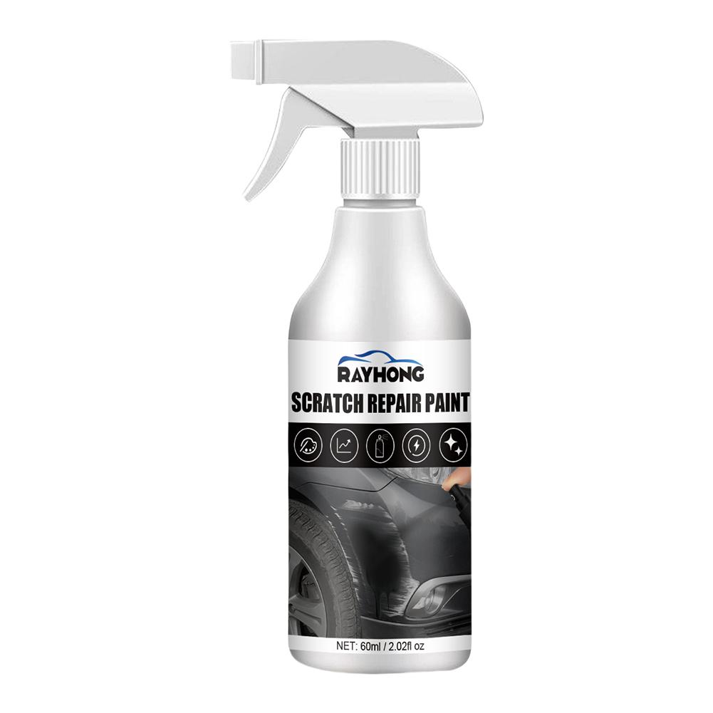 Scratch Repair Spray Black & White Portable Car Polishing Spray Multipurpose Scratch Repair Wax Scratch Remover Polishing Paint