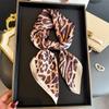 Leopard Print Polyester Scarf Women Fashion Sunscreen Neck Scarf
