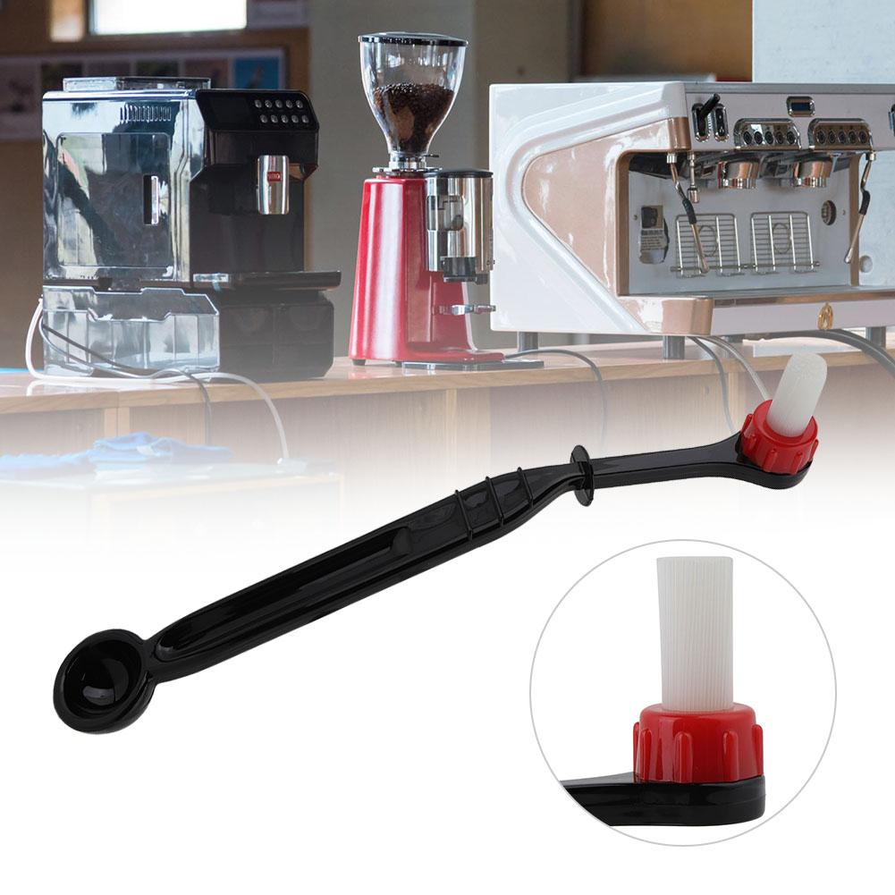 2 In 1 Brush Coffee Machine Nylon Espresso Grinder Cleaning Brush Coffee Maker Tool