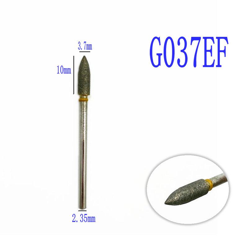 High Quality Fuly- Sintered Diamond HP Polisher Grinder for Polishing Trimming Drill 2.35mm Shank Dental HP Polishing Burs