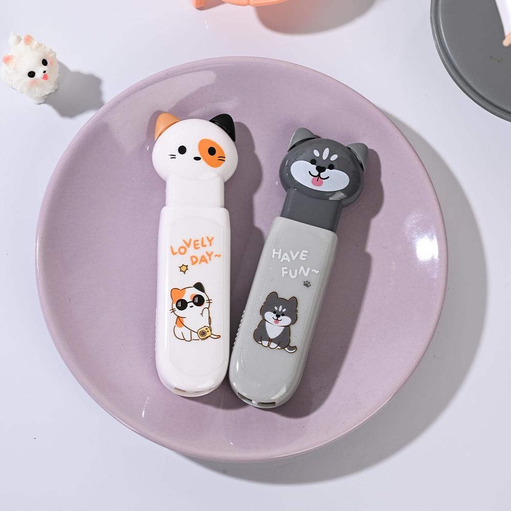 1/4pcs Lovely Cat Correction Tape Cute Cartoon Kitty Press Function Correcting Tapes Office School