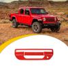 For Jeep Gladiator JT -2025 Red Car Tailgate Door Handle Decor Cover Trim 2P