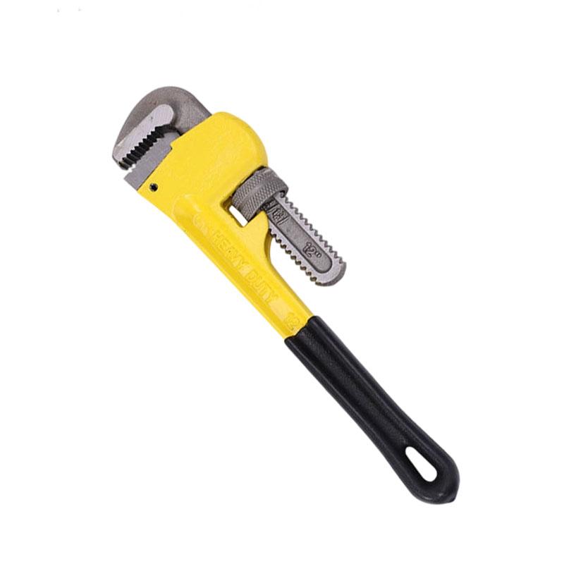 

1pcs Quick-adjust Pipe Clamp Multi-functional Heavy-duty Pipe Wrench Plumbing Wrench Versatile Spanner Household Repair Tools