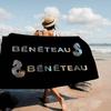 B-BENETEAU Logo Microfiber Printed Beach Towel Mountain Climbing Yoga Beach Swimming Running Absorbent Soft Towel