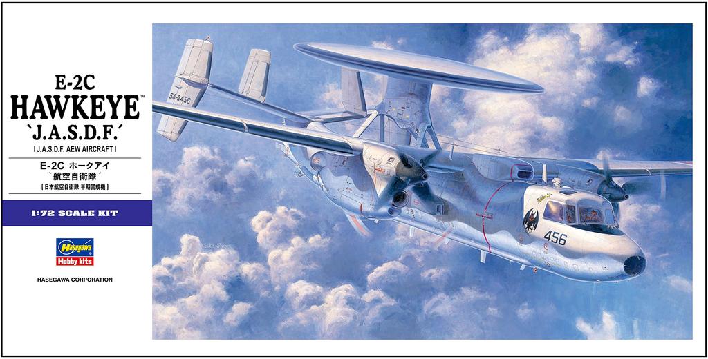 Hasegawa Air Force Hawkeye Plastic Model E30 1/72 Self-Defense E-2C