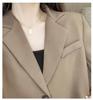 Chic Spring & Autumn Women's Loose Cropped Suit Jacket