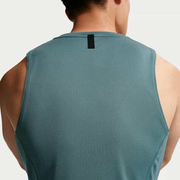 Nike Dri Fit Tank Tops Men's Mineral Slate/Green Base Color Crew Neck Moderate IF2806-382