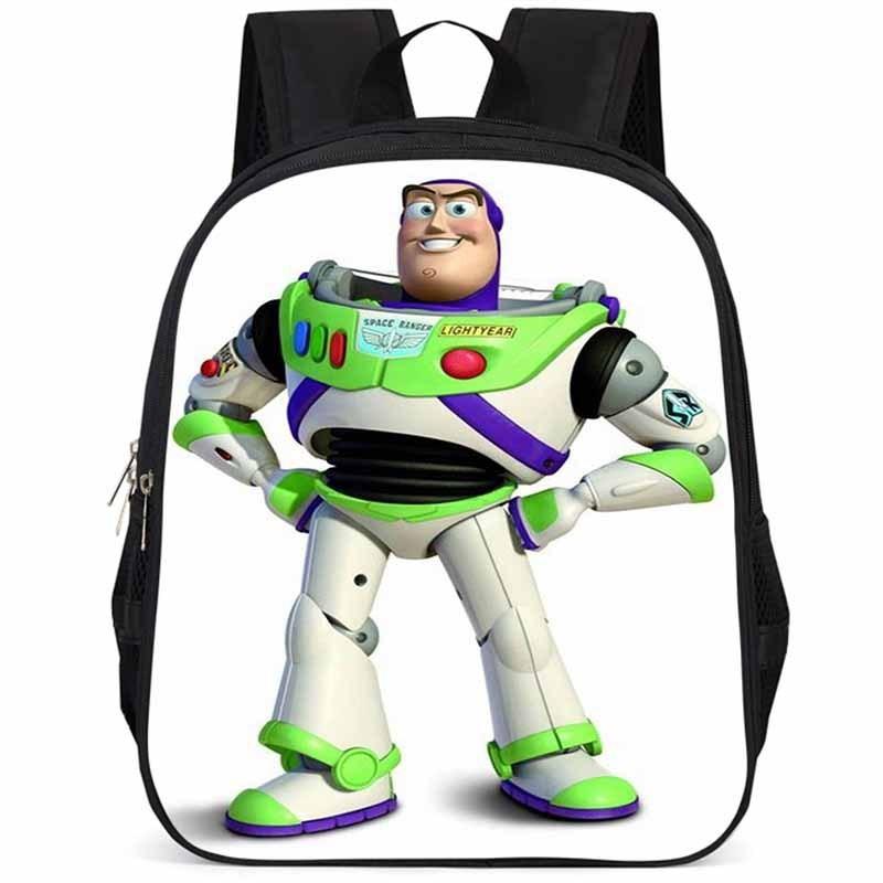 Buzz Lightyear 15-inch Large Capacity Backpack Lightweight Durable Oxford School Bag