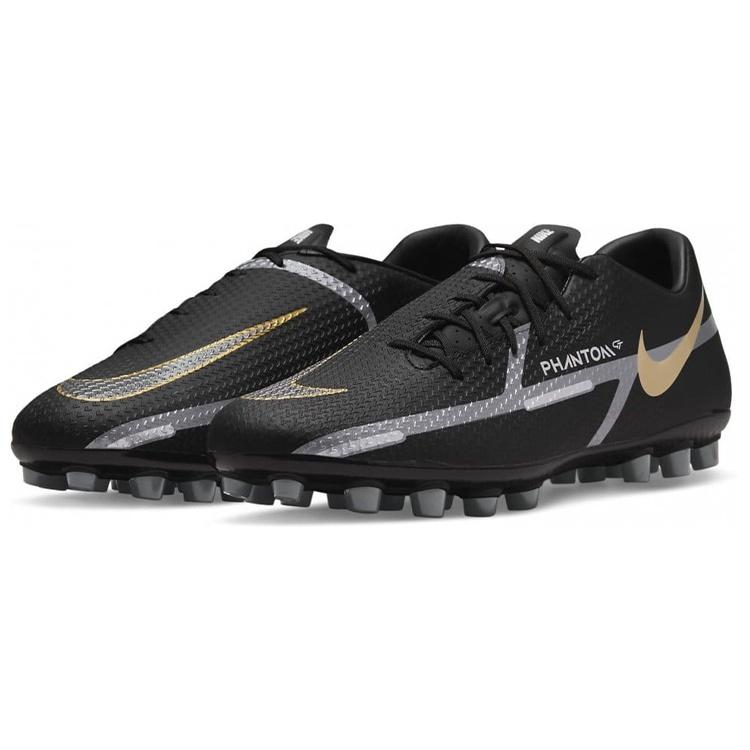 Nike Phantom GT2 Academy AG 'Black Dark Grey Metallic Gold' Men's DC0798-007