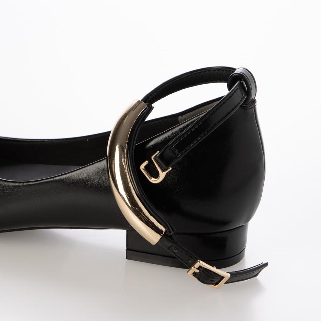 [Evol] Cushioned and Plush Wave Cut Flat Pumps