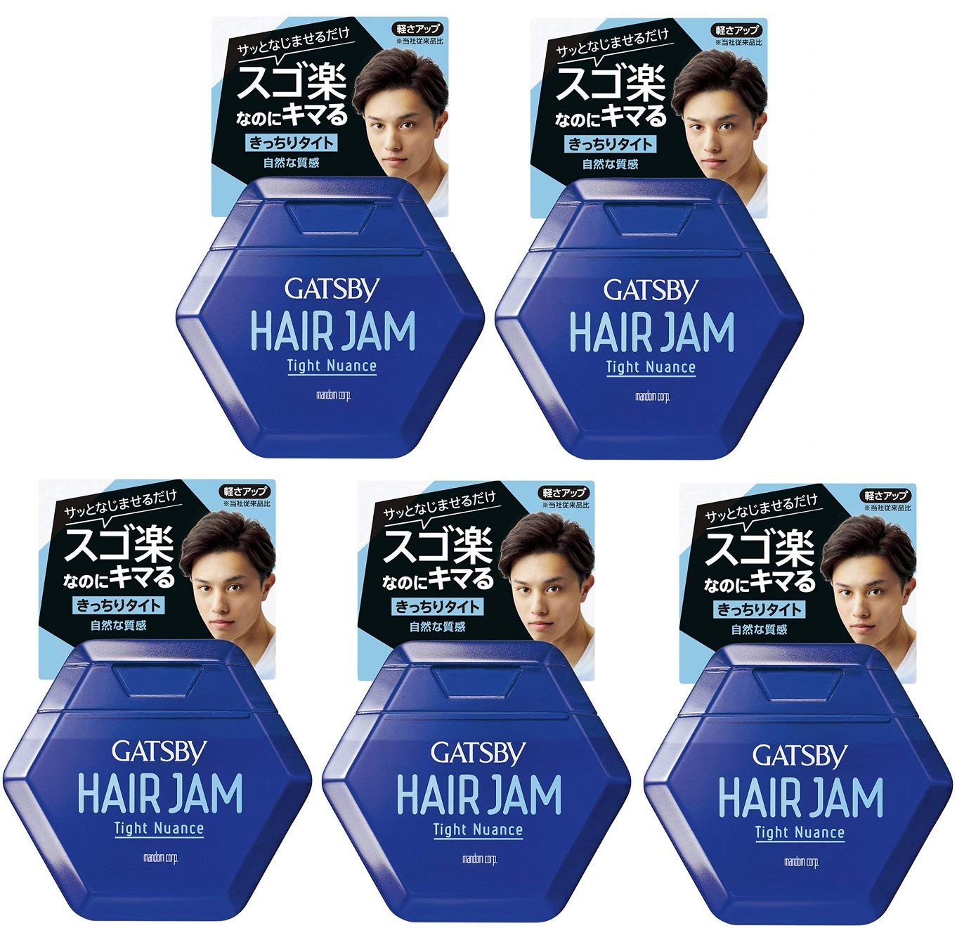 

Gatsby Hair Jam Tight Nuance 110 мл x 5 шт. [Оптовая закупка]