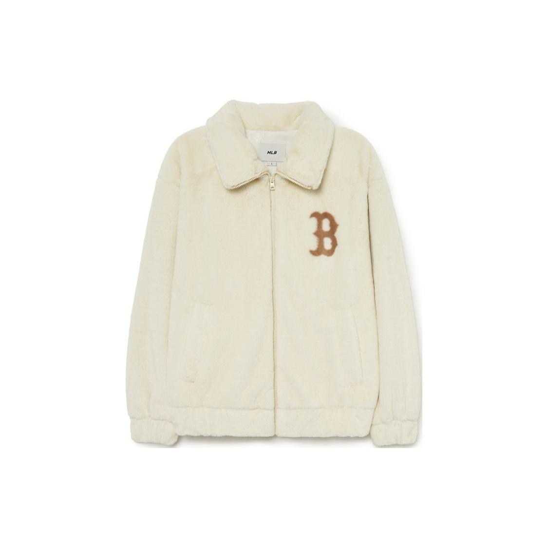 MLB Jackets Unisex Beige Yellow Lapel Moderate Other 3AFDV0236-43BGL M