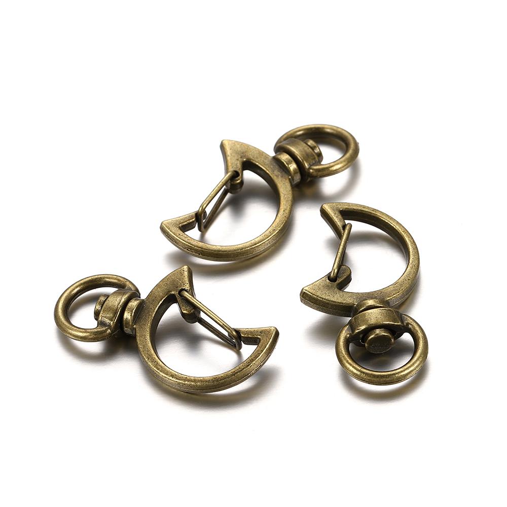 10pcs Cat Heart Snap Hook Trigger Clips Buckles for Keychain Lobster Lobster Clasp Hooks for Key Ring Clasp Jewelry Accessories