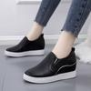 Slip On Shoes For Women Female Footwear Clogs Platform Loafers With Fur Autumn Increas Height All-Match Modis Casual Sneaker Rou