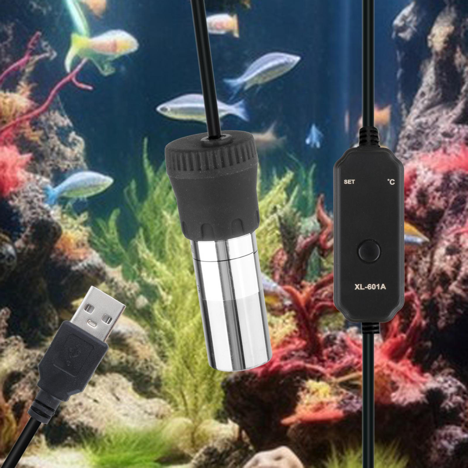 

Маленький нагреватель для аквариума, защита от перегрева, нагревательный стержень, мини-аквариум 15W 2L Tank