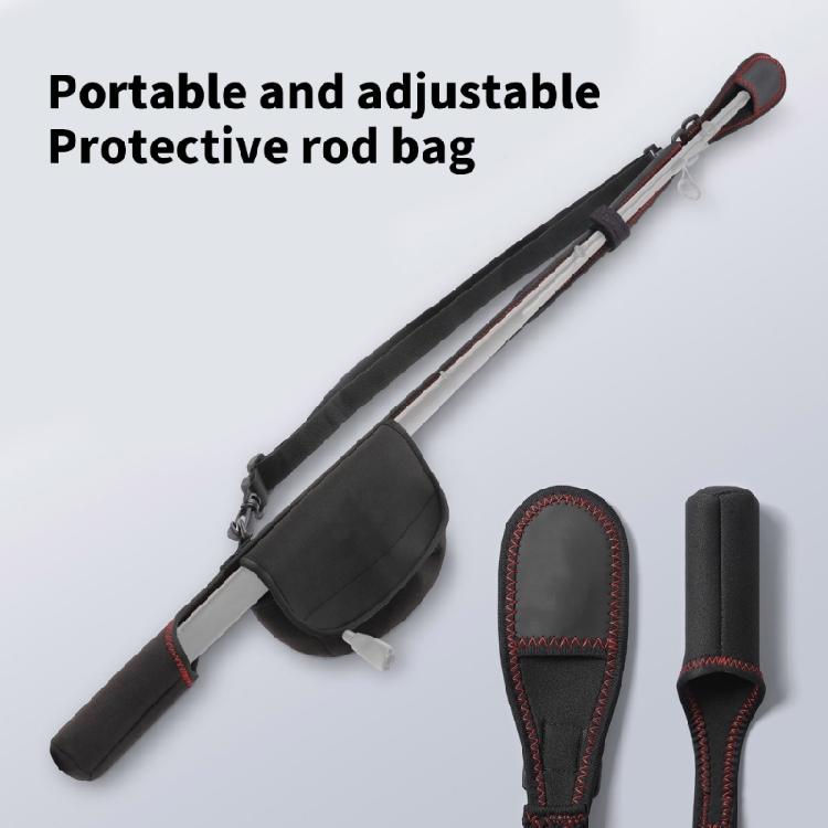 Fishing Rod Tip Sleeve Protector Case Fastening Strap Fishing Rod Glove Fastener Strap Fishing Rod Tip Cover and Rod Tie