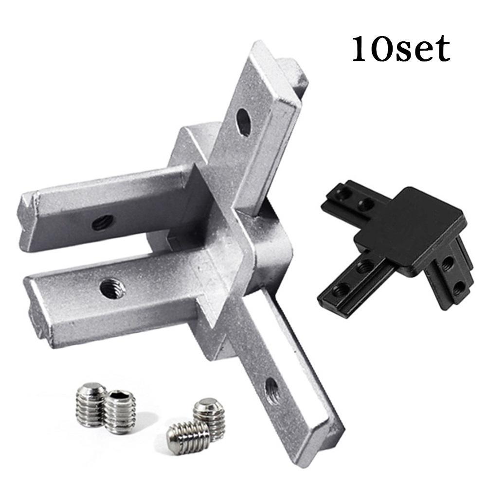 3 Way Corner Joint Bracket Connector 2020 Aluminium Extrusion Profile Slot Right Angle Connector Aluminum Profile Accessories