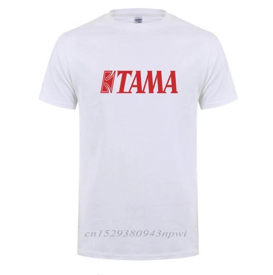 2024 Men Printed Tama T Shirt New Cool Printed Drums T-shirts Men O-neck Short Sleeve Cotton Music T-shirts Custom Tshirt