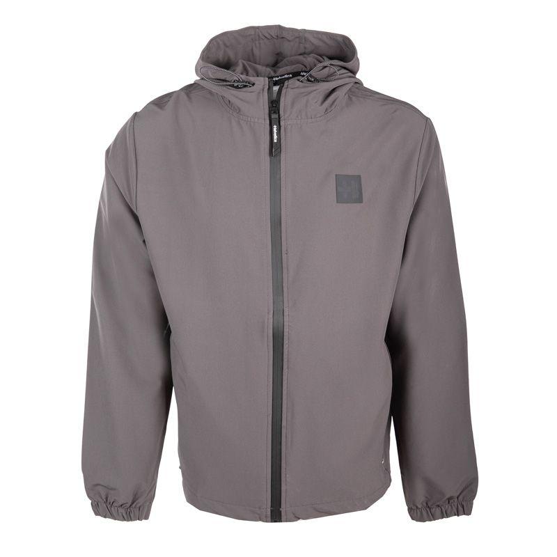 

Мужская спортивная куртка-ветровка HELVETICA Krozer черного цвета XXL серый