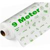 Ofixo 9 Meters Food Wrapping Paper Roll - Premium Non-Stick Butter Wrapping Paper. Food Wrapping Paper, Re-Heatable Non
