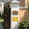 2pcs Funny Russian Wooden Warning Signs - Rectangle Hanging Ornament for Front Door, Wall, Outdoor Decor - Ideal Gift for Friend & Family