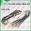 enhanced belt snooker track, 6-piece set