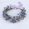 Boho Style Floral Headband Simulated Flower Wedding Headpiece Bridal Wreaths  Seaside Vacation