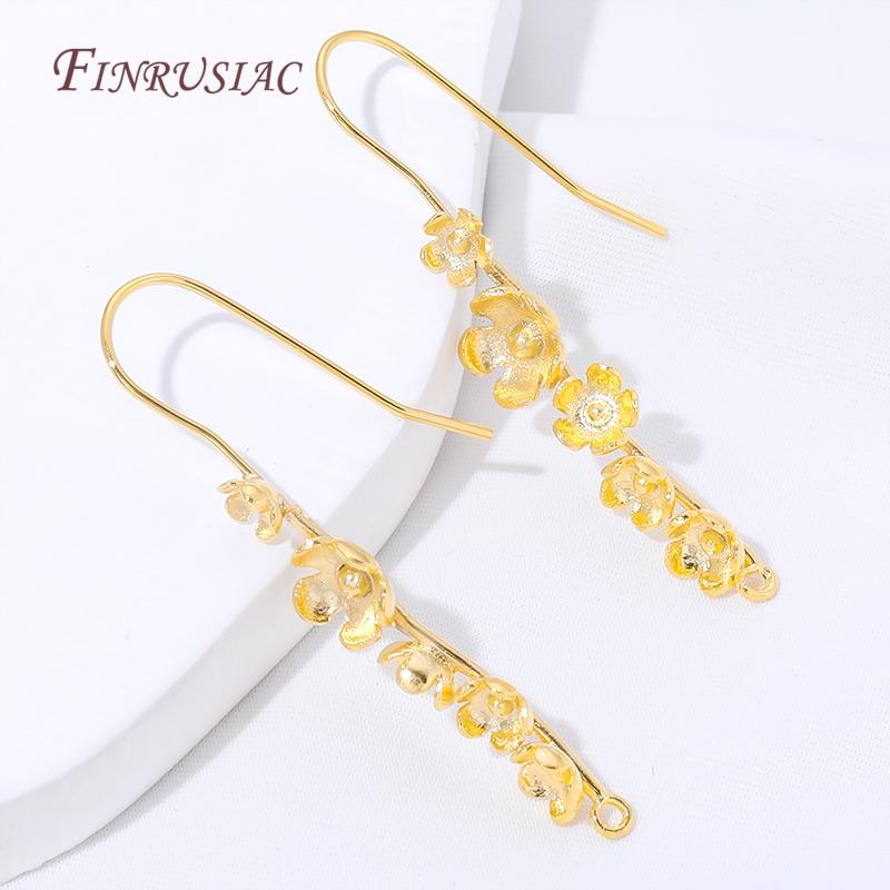 18K Gold Plated Earring Hooks,Hypoallergenic Ear Wires & Hoops,DIY Jewelry Making Supplies Findings,Earring Accessories