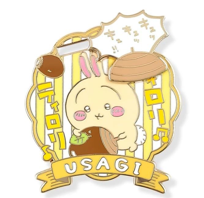 Chiikawa Large Gimmick Pin Badge (Rabbit)