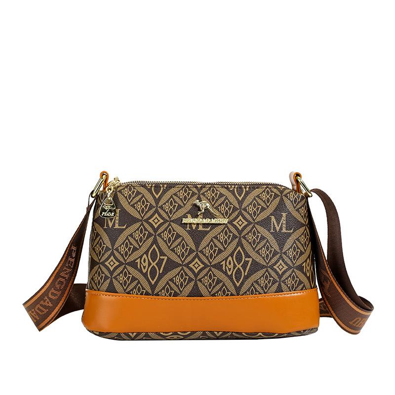 Módní crossbody taška, Taška tote, Retro malá taška, Taška pro maminku pro ženy středního a staršího věku, Taška přes rameno
