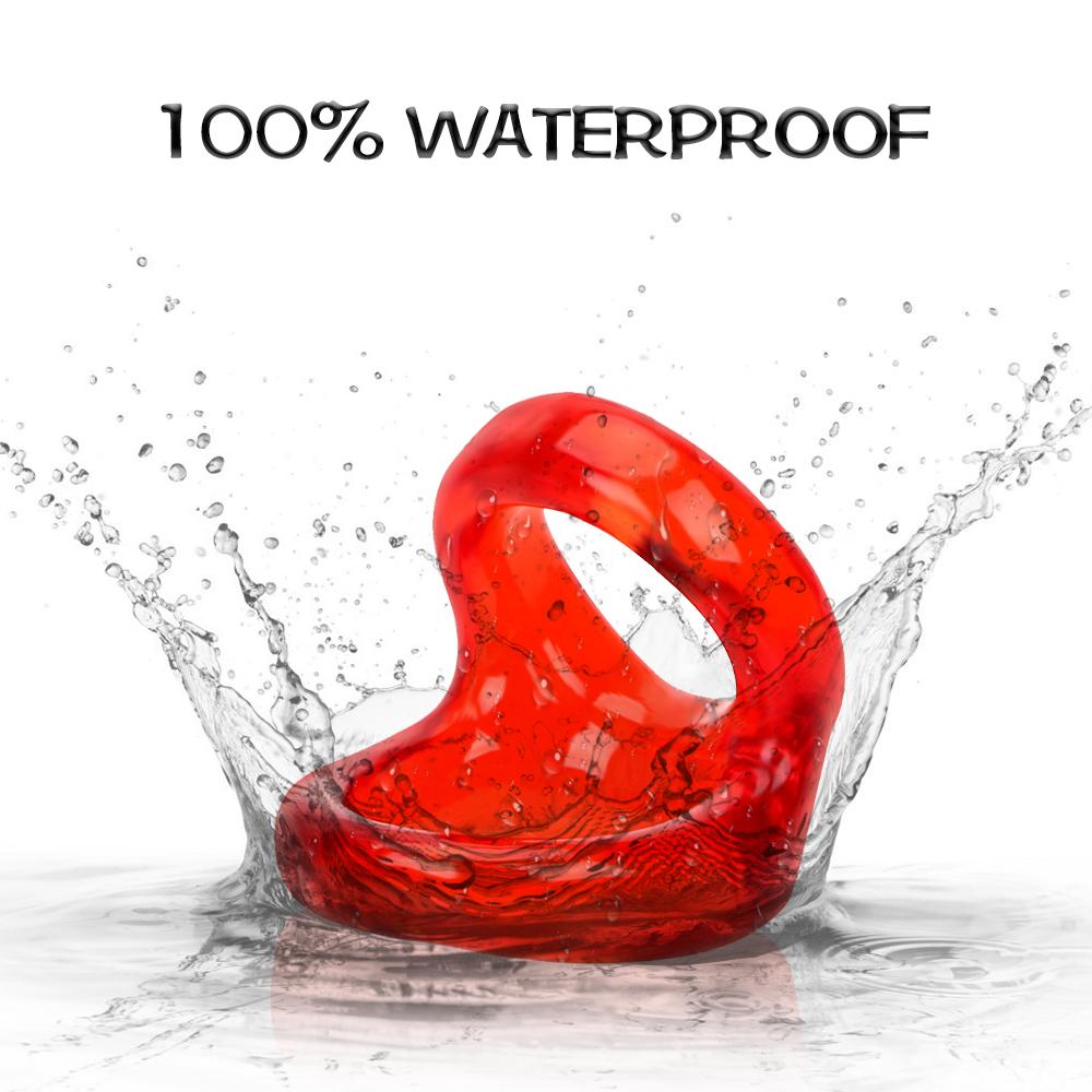 Reusable Cock Ring Silicone Dual Pleasure Penis Ring Male Delay Ejaculation Penis Stretcher Exercise Cockring Sex Toys for Men