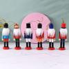 Nutcrackers Hanging Ornament Figures Christmas Mini Wooden King Soldier Puppet
