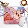 Anime R_Rem R_Re Zero Mouse Pad Small Gaming Mousepad Gamer Non-Slip Edge Standard MousePads PC Compact Stitched Office Mousemat