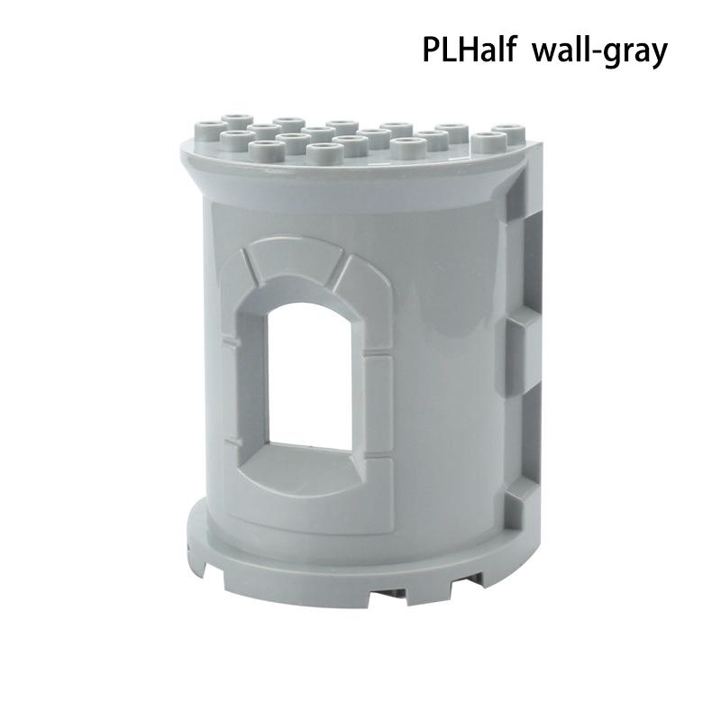 Big Particles Building Blocks Castle Scene Accessories Houses Roof Wall Compatible Large Bricks Educational Toys For Kids Gifts