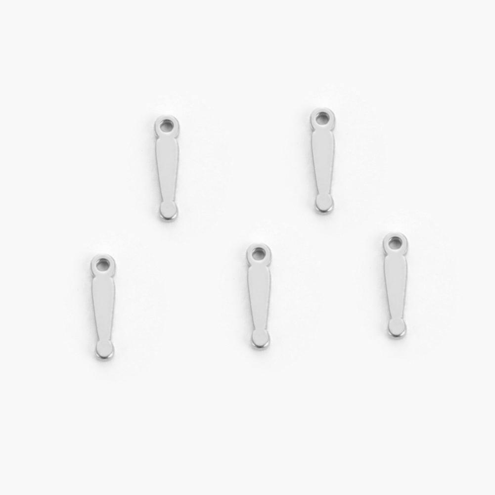 Teamer Stainless Steel Charms DIY Jewelry Making Question Mark At Dollar Sign Mini Charms Bracelet Necklace Handmade Accessories