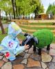 Quick-Dry Japanese Style Kids' Raincoat: Waterproof, One-Piece for Boys & Girls with Schoolbag Fit