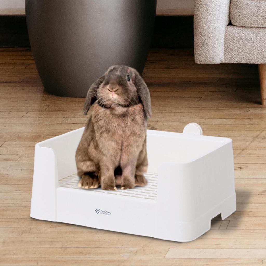 Rabbit Pad Holder Cute Easy To Clean Pet Bedpan for Pets Puppy Small Animals