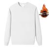Men's Double-Sided Polar Fleece Round Neck Sweatshirt - Plus Velvet, Warm, Loose-Fit, Autumn/Winter