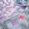 FREEBLOSS 20Pcs Flower Embroidered Patches Lotus Applique Patches Iron On Patches for Backpacks Embroidered Appliques Patches for Clothes
