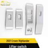 21 Crown Highlander Power Window Switch Decorative Frame & Glass Button Sequin Sticker