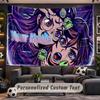 Dandadan Personalized Tapestry Support Custom Name, Wall Art Home Decoration