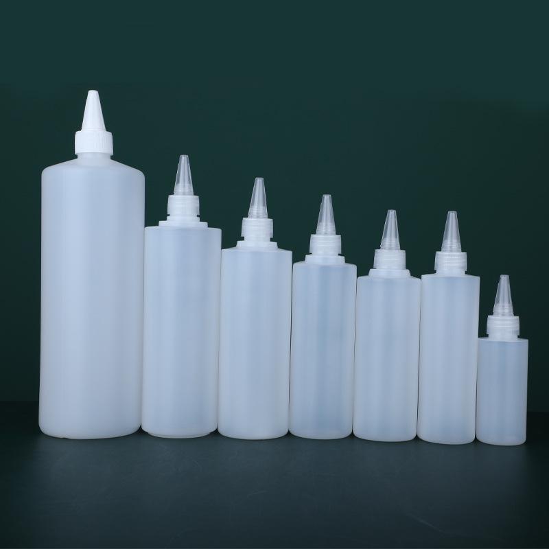 500ml Semi-Transparent Pointed Tip Squeeze Paint Mixing Bottle