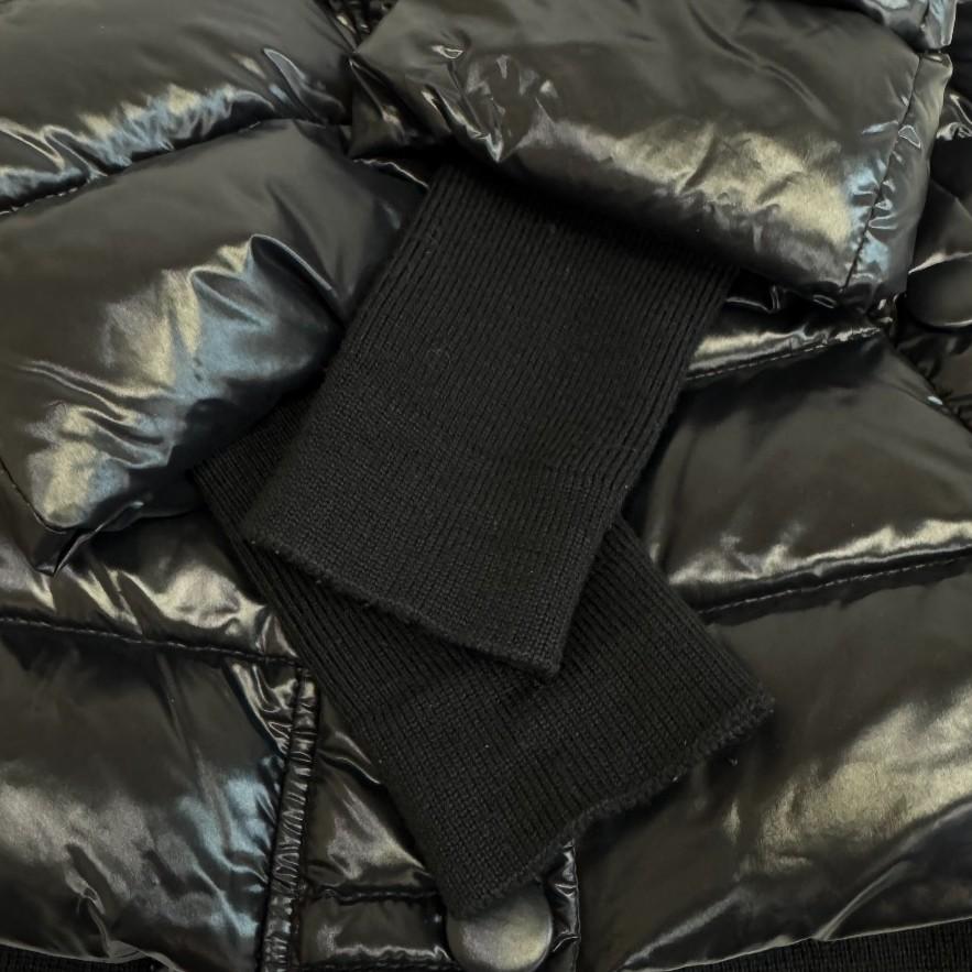 Moncler Nylon TULSA Down Jacket Black Nylon Used