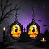 Gothic Black Cat Time Gem Earrings - Halloween Pendant Accessories